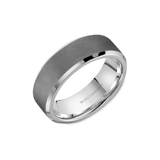 Bleu Royale Men's Wedding Band RYL-182TW75