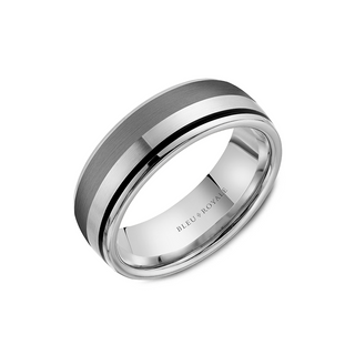 Bleu Royale Men's Wedding Band RYL-183TBW75