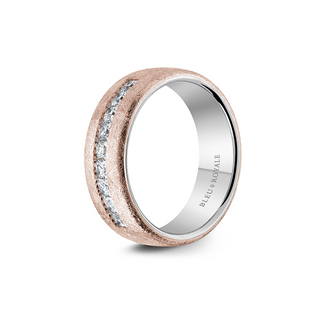 Bleu Royale Men's Wedding Band RYL-187RWD75