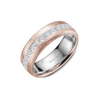 Bleu Royale Men's Wedding Band RYL-187RWD75
