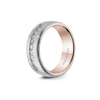 Bleu Royale Men's Wedding Band RYL-187WRD75