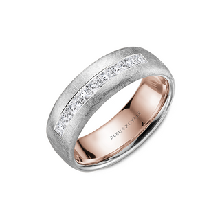 Bleu Royale Men's Wedding Band RYL-187WRD75