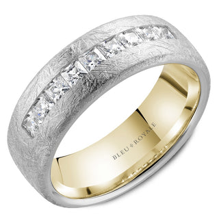 Bleu Royale Men's Wedding Band RYL-187WYD75