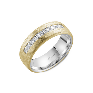 Bleu Royale Men's Wedding Band RYL-187YWD75