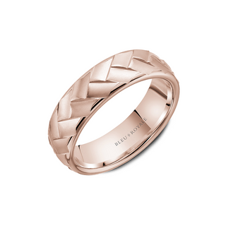 Bleu Royale Men's Wedding Band RYL-189R65
