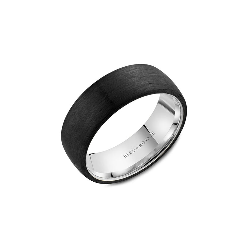 Bleu Royale Wedding Band RYL-194BW75