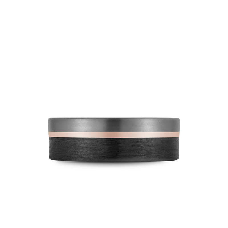 Bleu Royale Wedding Band RYL-201RBT75