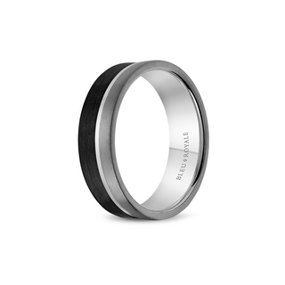 Bleu Royale Wedding Band RYL-201WBT75