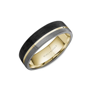 Bleu Royale Wedding Band RYL-201YBT75
