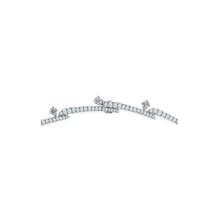 Hearts On Fire Vela Crossover PavÃ© Necklace UU2649 : 8.00 : 18 : 18KW : GH/VS
