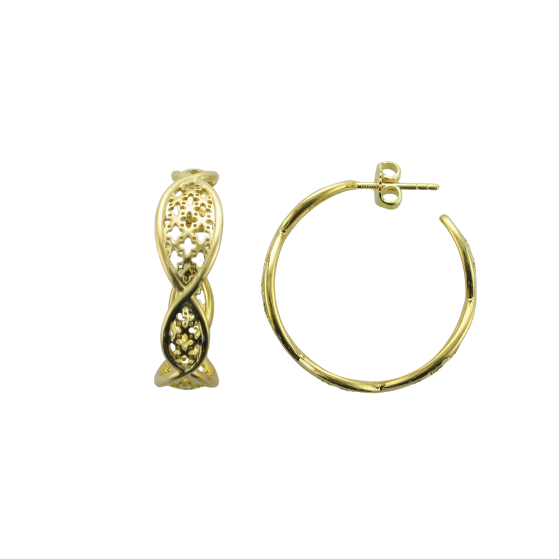 18KY FANCY HOOPS
