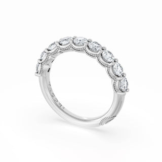 Round Cut Diamond Eternity Band in 18kt White Gold