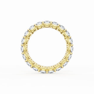 Round Cut Diamond Eternity Band in 18kt Yellow Gold