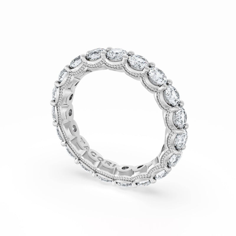 Round Cut Diamond Eternity Band in 14kt Yellow Gold
