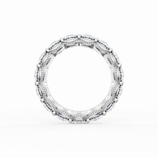 Round Cut Diamond Eternity Band in 14kt White Gold