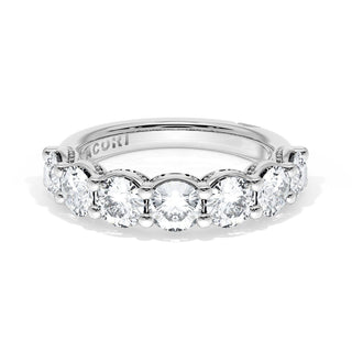 Round Cut Diamond Eternity Band in 18kt White Gold