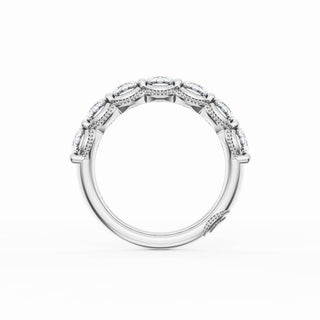 Round Cut Diamond Eternity Band in 14kt White Gold