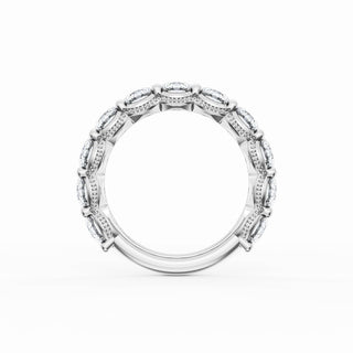 Round Cut Diamond Eternity Band in 14kt White Gold