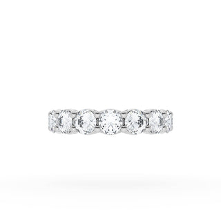 Round Cut Diamond Eternity Band in 14kt White Gold
