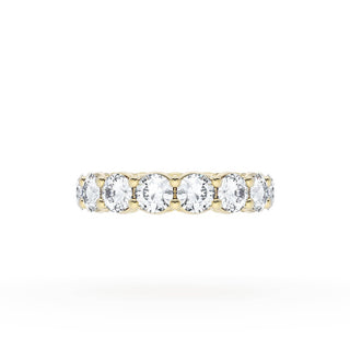 Round Cut Diamond Eternity Band in 14kt White Gold