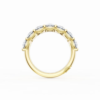Round Cut Diamond Eternity Band in 18kt Yellow Gold