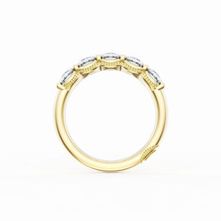 Round Cut Diamond Eternity Band in 18kt Yellow Gold