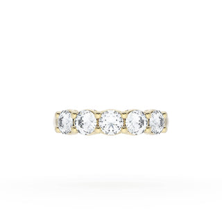 Round Cut Diamond Eternity Band in 14kt White Gold