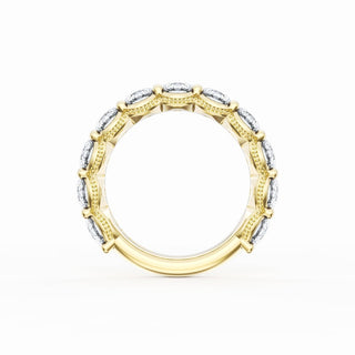 Round Cut Diamond Eternity Band in 18kt Yellow Gold