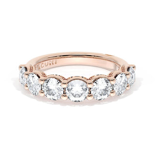Round Cut Diamond Eternity Band in 14kt White Gold