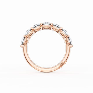Round Cut Diamond Eternity Band in 18kt Rose Gold