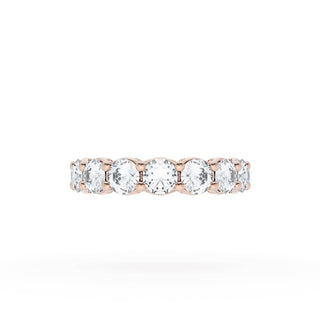 Round Cut Diamond Eternity Band in 14kt White Gold