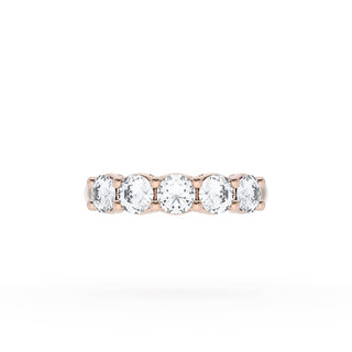 Round Cut Diamond Eternity Band in 14kt White Gold