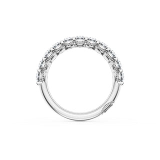 Oval Cut Diamond Eternity Band in 14kt Rose Gold