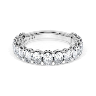 Oval Cut Diamond Eternity Band in 14kt Rose Gold