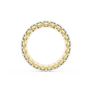 Oval Cut Diamond Eternity Band in 14kt Rose Gold
