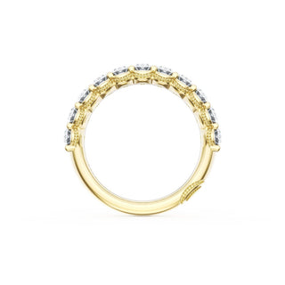 Oval Cut Diamond Eternity Band in 14kt Rose Gold