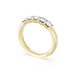 Oval Cut Diamond Eternity Band in 14kt Rose Gold