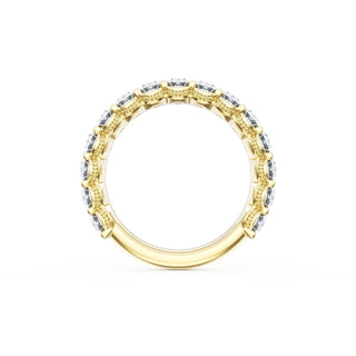 Oval Cut Diamond Eternity Band in 14kt Rose Gold