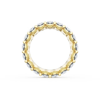 Oval Cut Diamond Eternity Band in 14kt White Gold