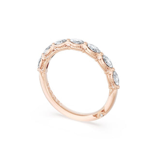 Diamond Eternity Band in 18kt Rose Gold