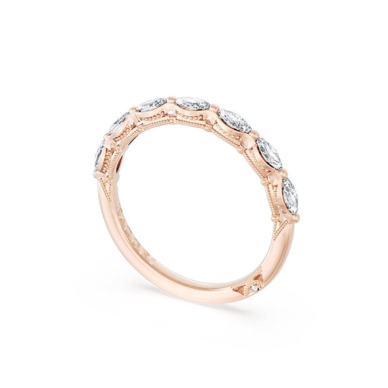 Diamond Eternity Band in 18kt Rose Gold