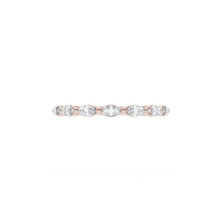 Diamond Eternity Band in 18kt Rose Gold