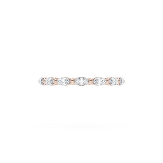 Diamond Eternity Band in 18kt Rose Gold