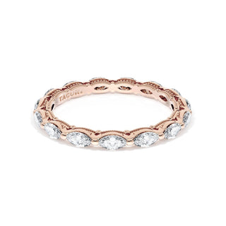 Diamond Eternity Band in 18kt Rose Gold