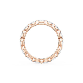 Diamond Eternity Band in 18kt Rose Gold