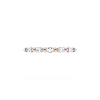 Diamond Eternity Band in 18kt Rose Gold