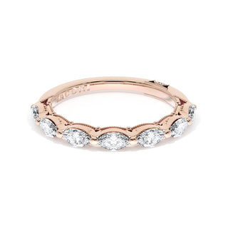 Diamond Eternity Band in 18kt Rose Gold