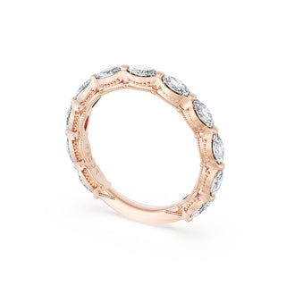 Diamond Eternity Band in 18kt Rose Gold