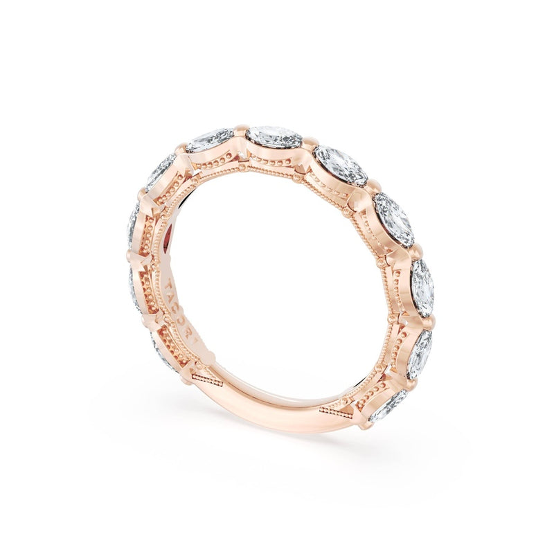 Diamond Eternity Band in 18kt Rose Gold