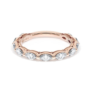 Diamond Eternity Band in 18kt Rose Gold